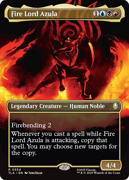 Fire Lord Azula (0334) (Borderless) - Foil tla