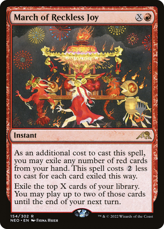 March of Reckless Joy (154) (Promo Pack) - Foil