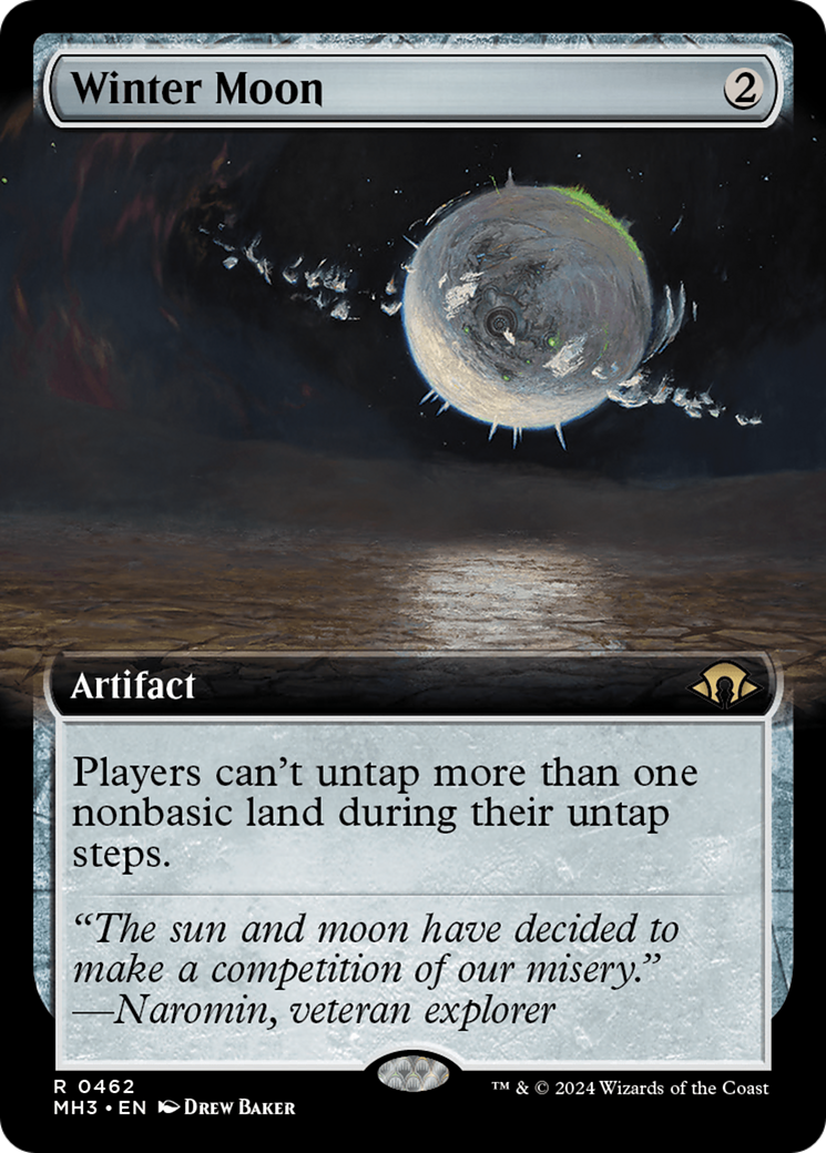 Winter Moon (0462) (Extended Art) - Foil