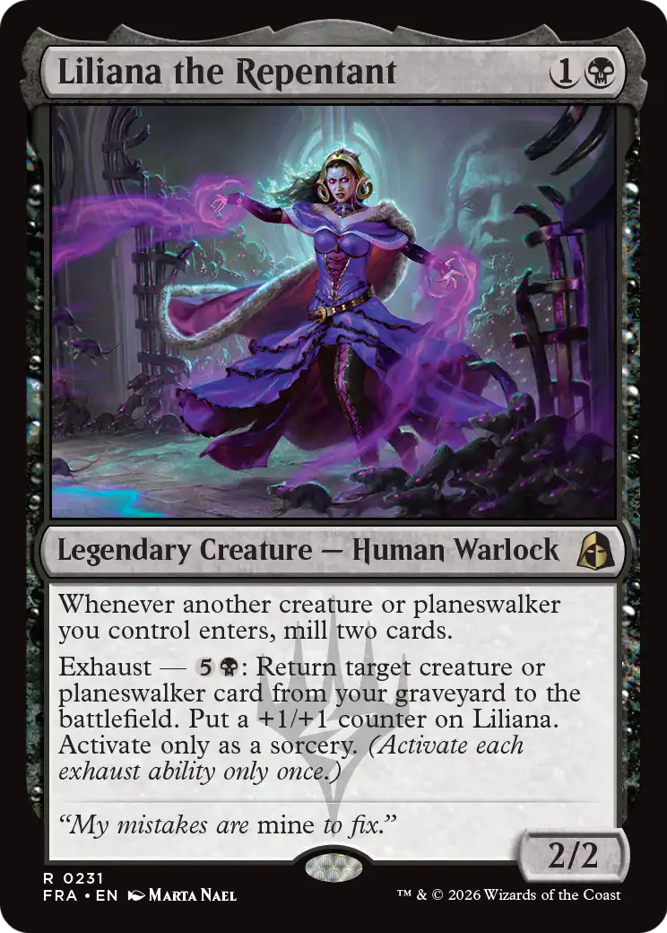 Liliana the Repentant (FRA) - Foil