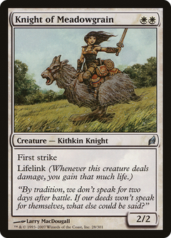 Knight of Meadowgrain - Foil