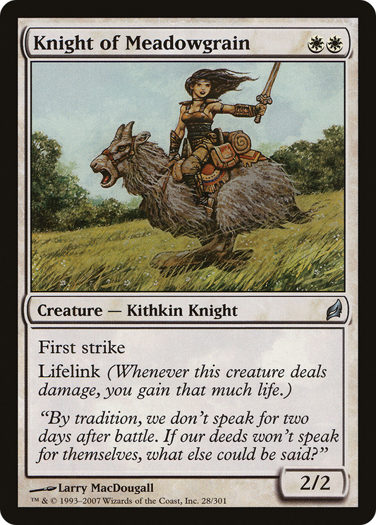 Knight of Meadowgrain - Foil