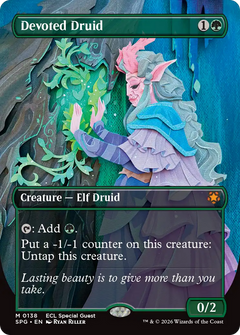 Devoted Druid (0138) (Borderless) (SPG) - Foil