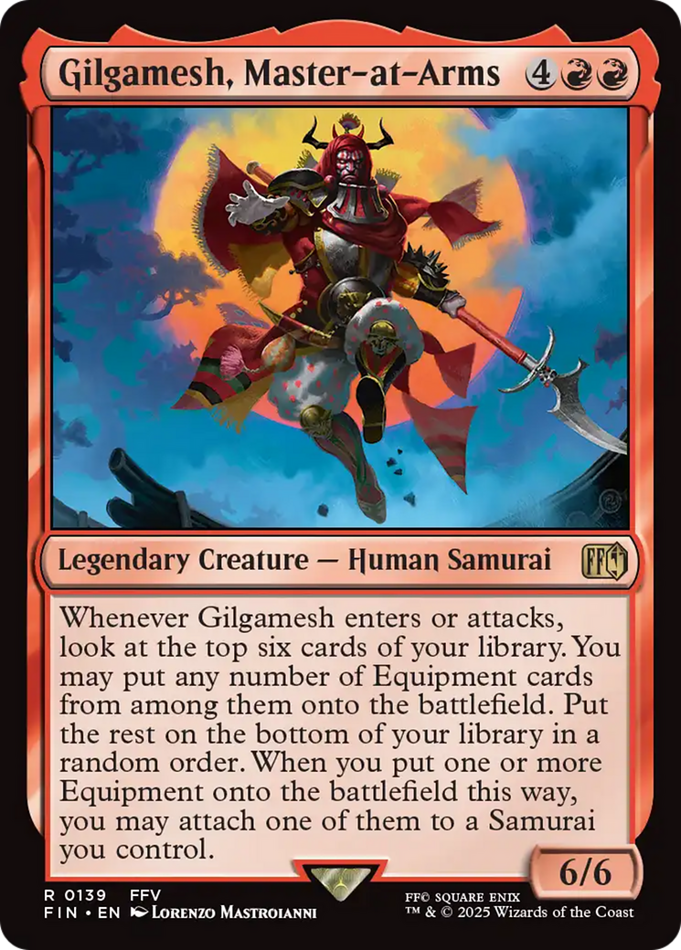 Gilgamesh, Master-at-Arms