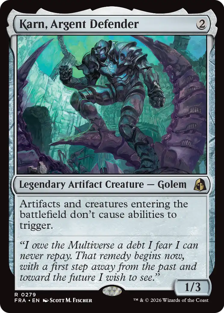 Karn, Argent Defender (FRA)