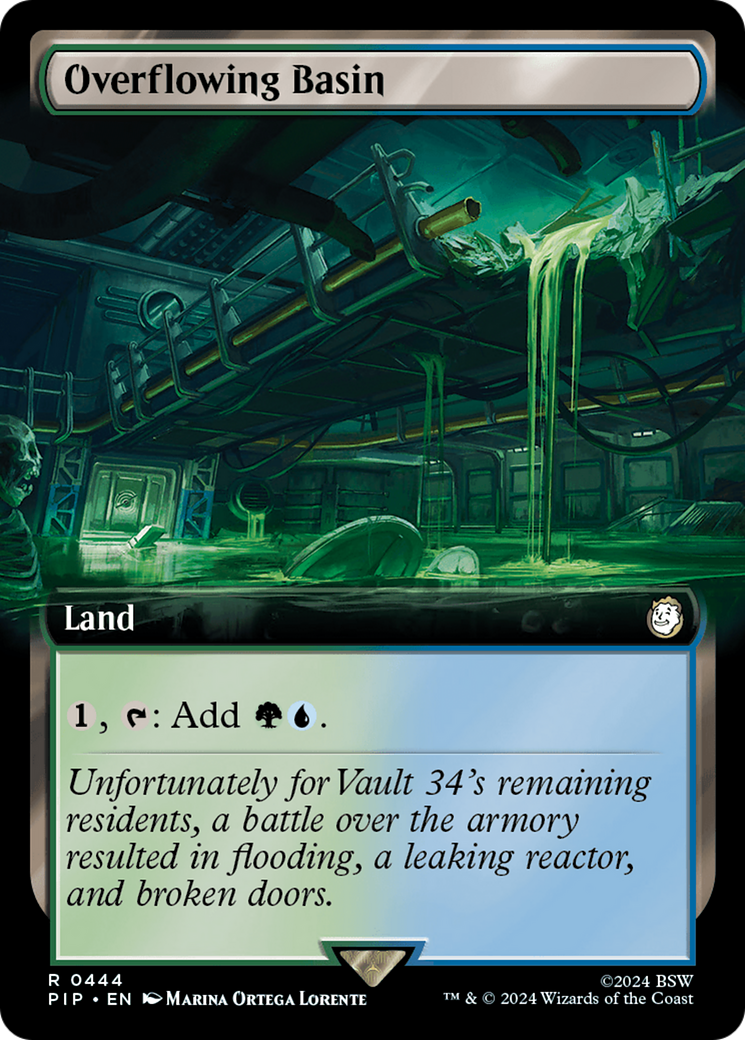 Overflowing Basin (0444) (Extended Art) - Foil