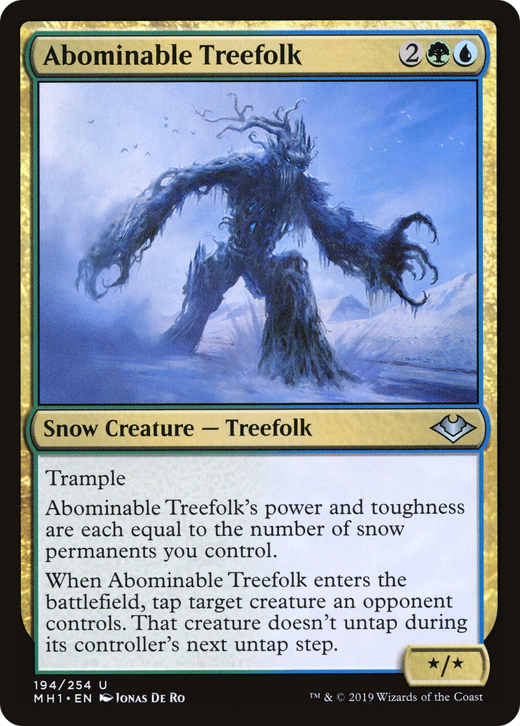 Abominable Treefolk - Foil