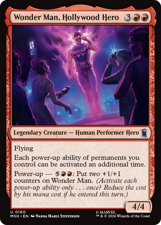 Wonder Man, Hollywood Hero (MSH) - Foil