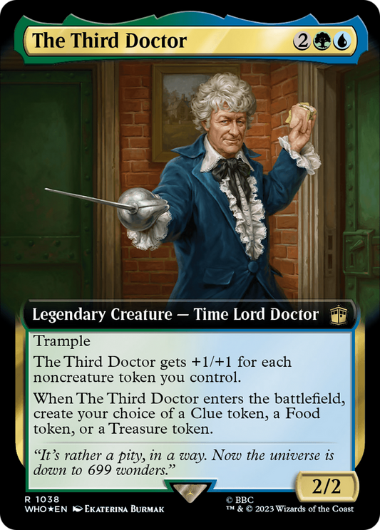 The Third Doctor (1038) (Extended Art) - Surge Foil