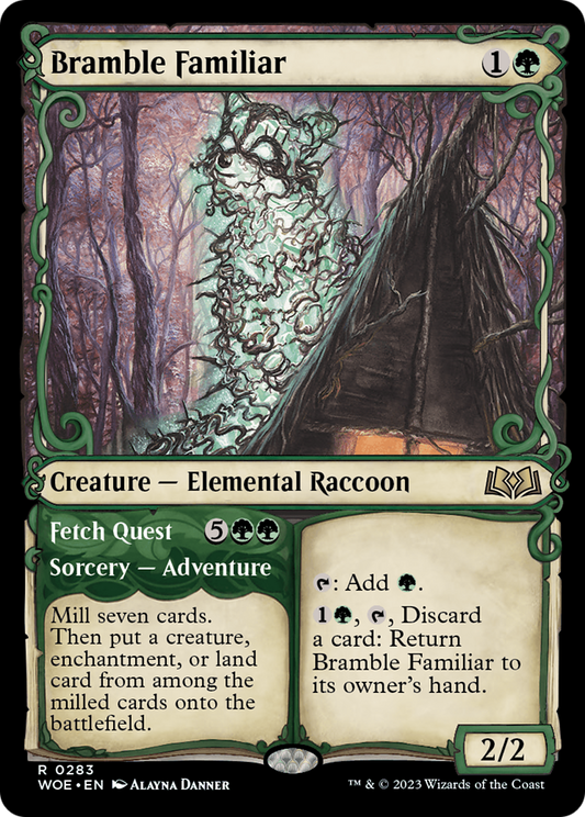 Bramble Familiar // Fetch Quest (0283) (Showcase) - Foil