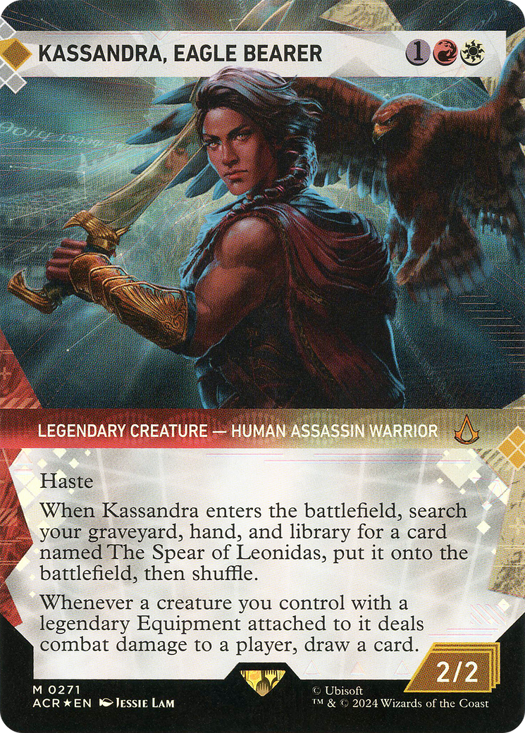 Kassandra, Eagle Bearer (0271) (Showcase) - Textured Foil