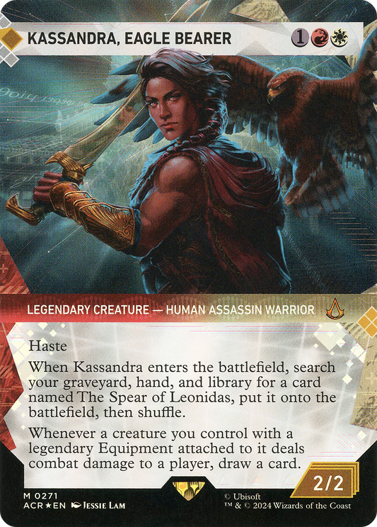 Kassandra, Eagle Bearer (0271) (Showcase) - Textured Foil