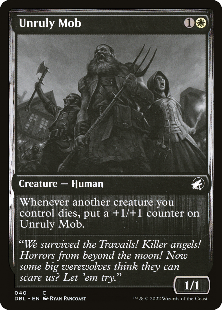 Unruly Mob - Foil