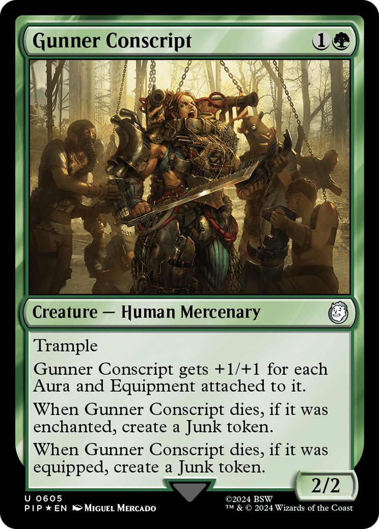 Gunner Conscript (0605) - Surge Foil