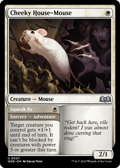 Cheeky House-Mouse // Squeak By - Foil