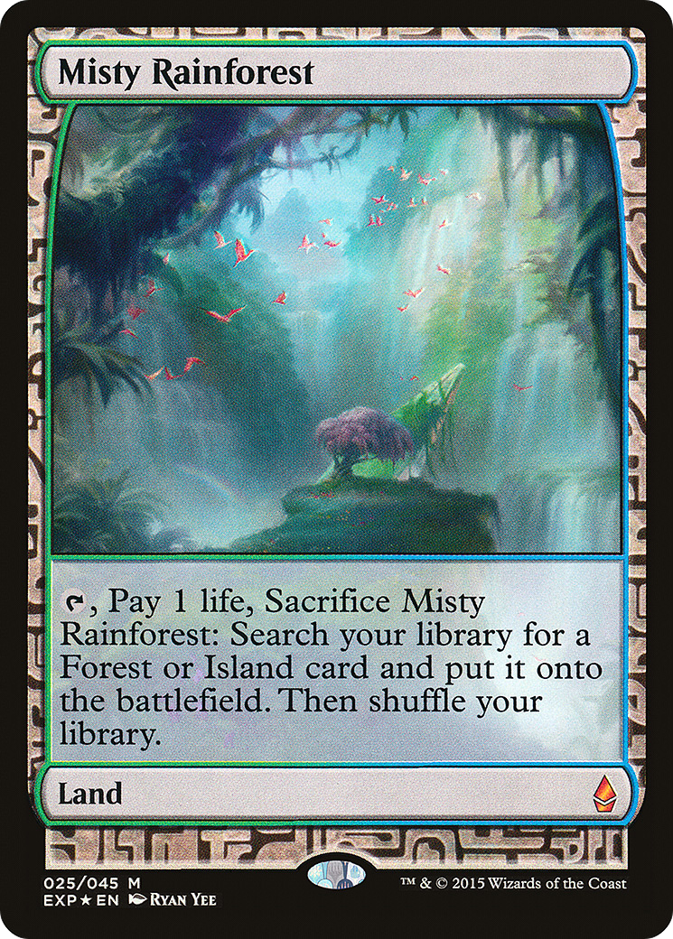 Misty Rainforest (025) - Foil