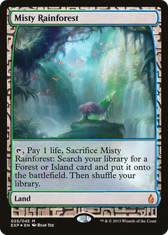 Misty Rainforest (025) - Foil