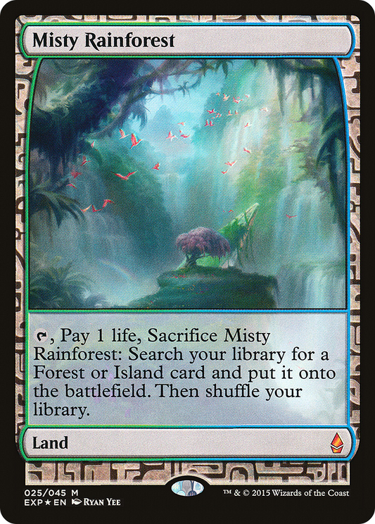 Misty Rainforest (025) - Foil
