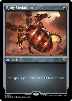 Ruby Medallion (0613) - Foil Etched