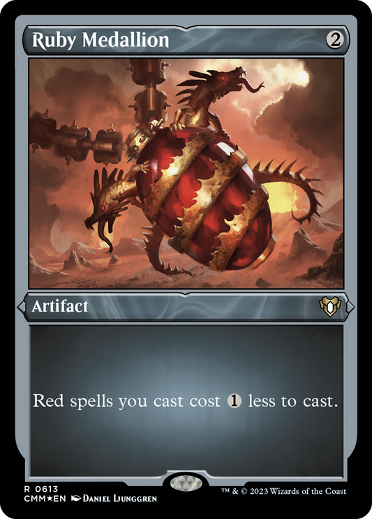 Ruby Medallion (0613) - Foil Etched