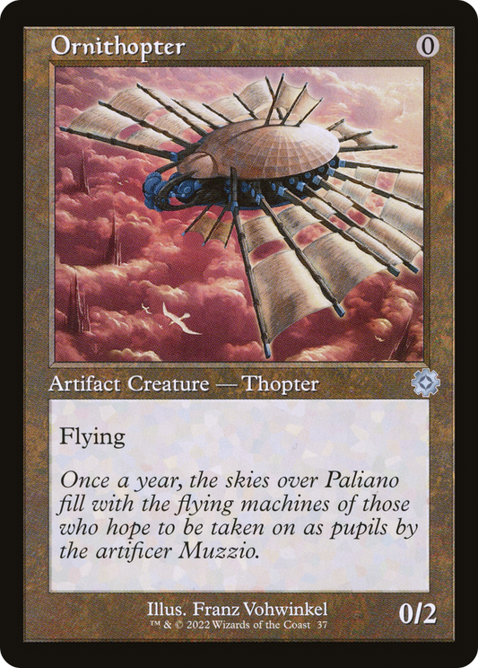 Ornithopter (037) (Retro Frame) - Foil
