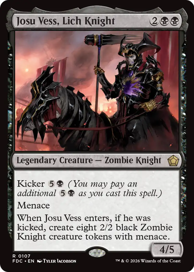 Josu Vess, Lich Knight (FDC)