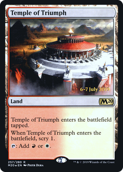 Temple of Triumph (257) (Prerelease) - Foil