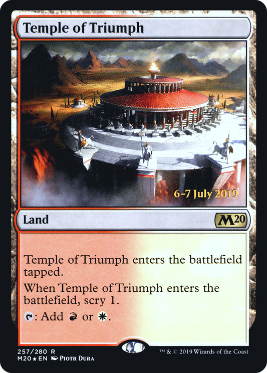 Temple of Triumph (257) (Prerelease) - Foil
