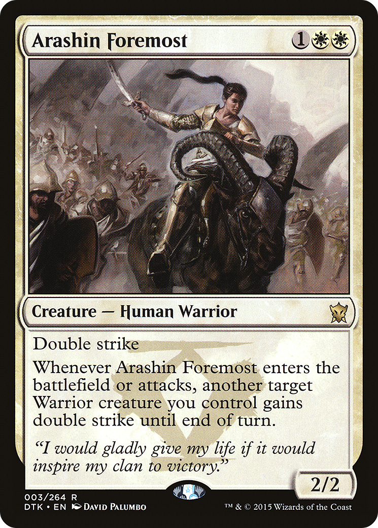 Arashin Foremost - Foil