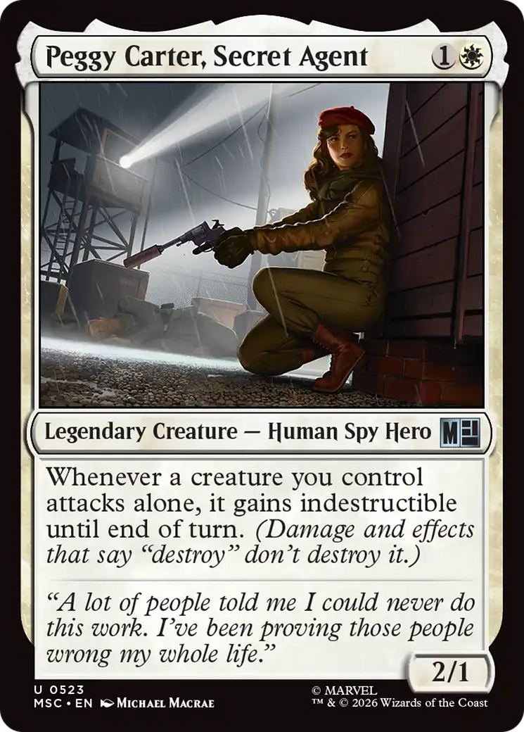 Peggy Carter, Secret Agent (MSC) - Foil