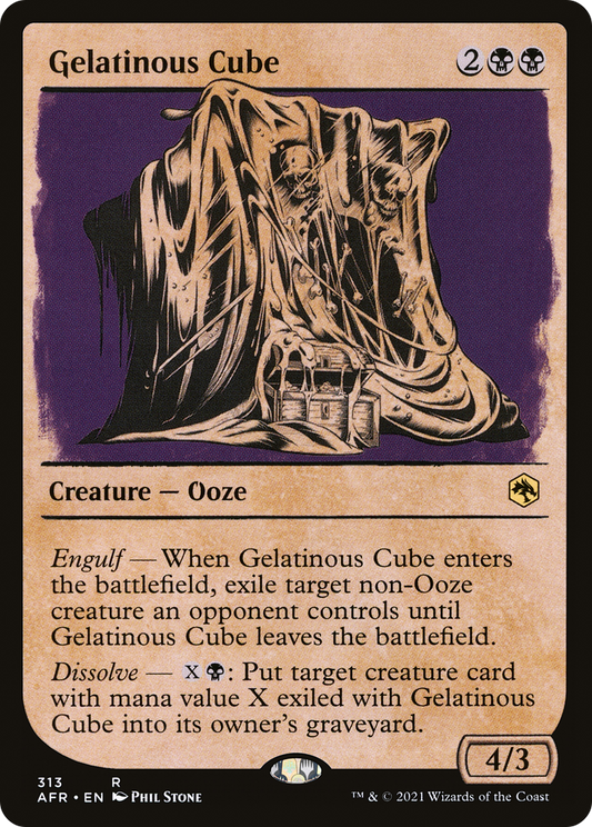 Gelatinous Cube (313) (Showcase) - Foil