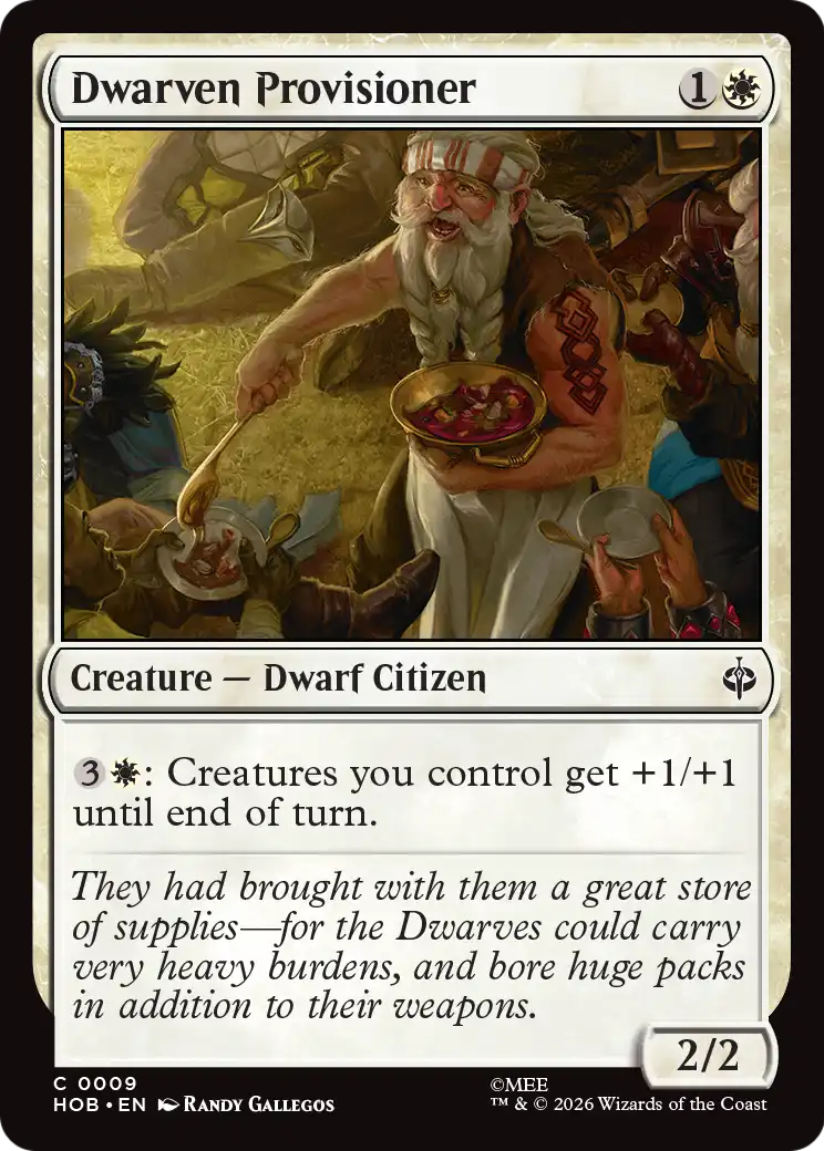 Dwarven Provisioner (HOB)