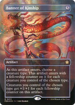 Banner of Kinship (0413) (Borderless) - Mana Foil