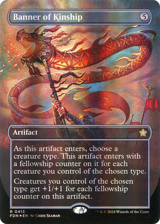 Banner of Kinship (0413) (Borderless) - Mana Foil