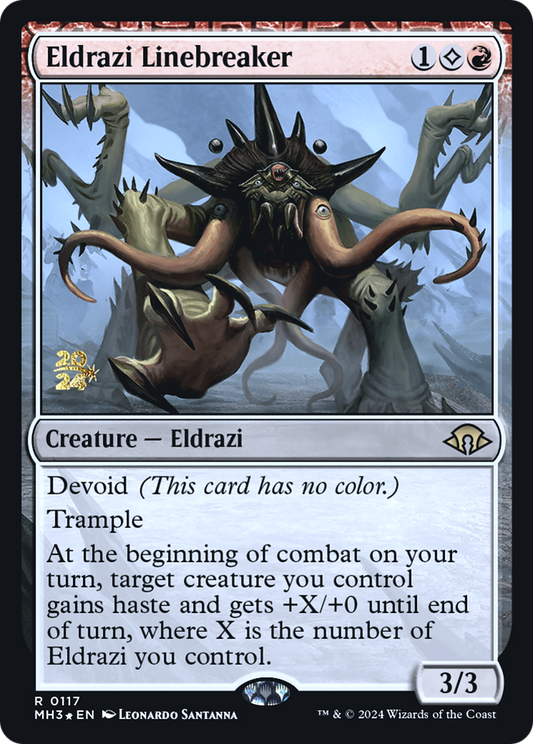 Eldrazi Linebreaker (0117) (Prerelease) - Foil