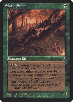 Elvish Scout (Illus. Pete Venters)