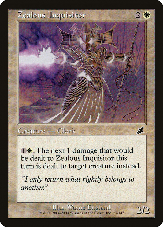 Zealous Inquisitor - Foil