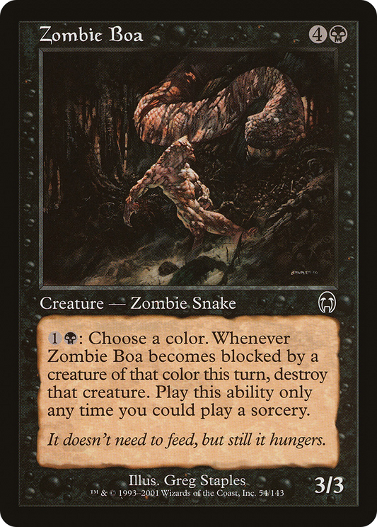 Zombie Boa - Foil