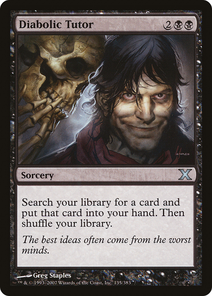 Diabolic Tutor - Foil