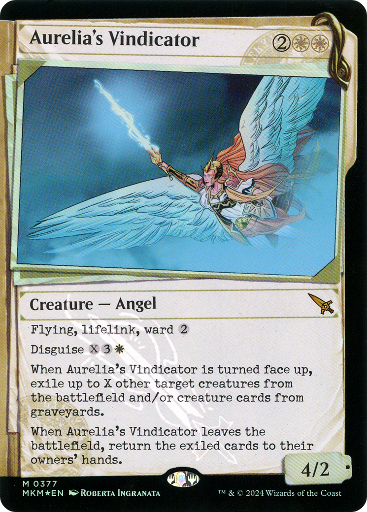 Aurelia's Vindicator (0377) (Showcase) - Invisible Ink Foil