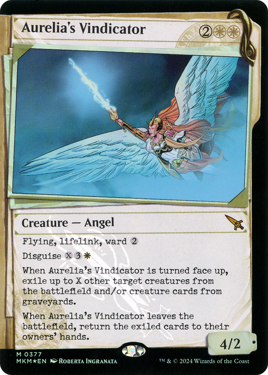 Aurelia's Vindicator (0377) (Showcase) - Invisible Ink Foil
