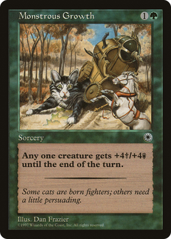 Monstrous Growth (With Flavour Text)