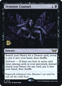 Demonic Counsel (0092) (Prerelease) - Foil