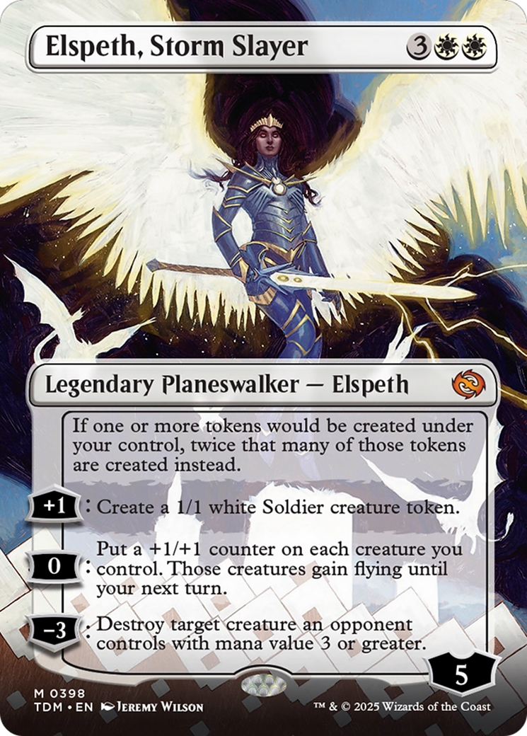 Elspeth, Storm Slayer (0398) (Borderless)