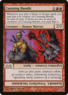 Cunning Bandit // Azamuki, Treachery Incarnate - Foil