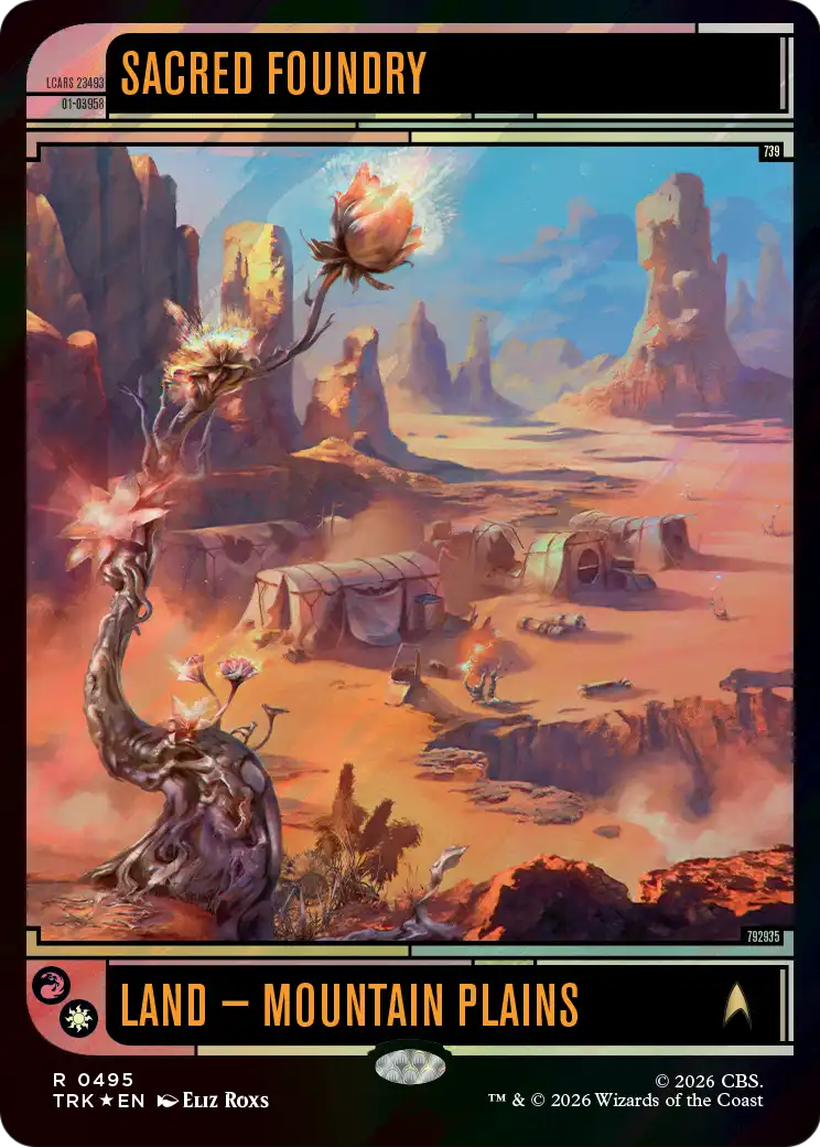 Sacred Foundry (0495) (Showcase) (TRK) - Surge Foil