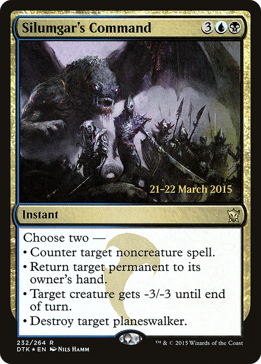 Silumgar's Command (252) (Prerelease) - Foil
