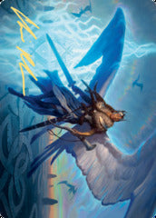 Righteous Valkyrie (06/81) Art Card (AKHM) - Gold-Stamped Signature