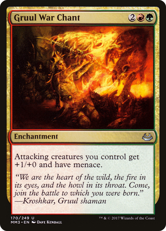 Gruul War Chant - Foil
