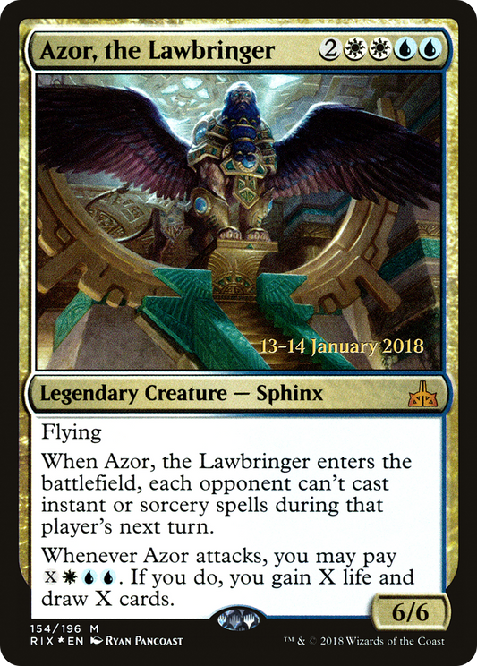 Azor, the Lawbringer (154) (Prerelease) - Foil